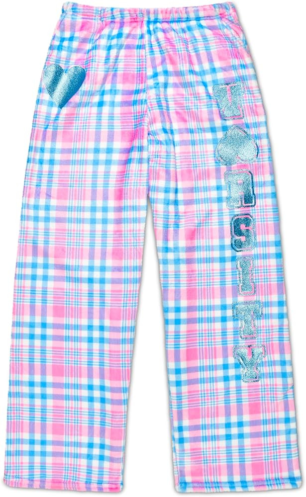 iscream + Theme NYC Big Girls Silky Soft Plush Fleece Pants Collection | Amazon (US)