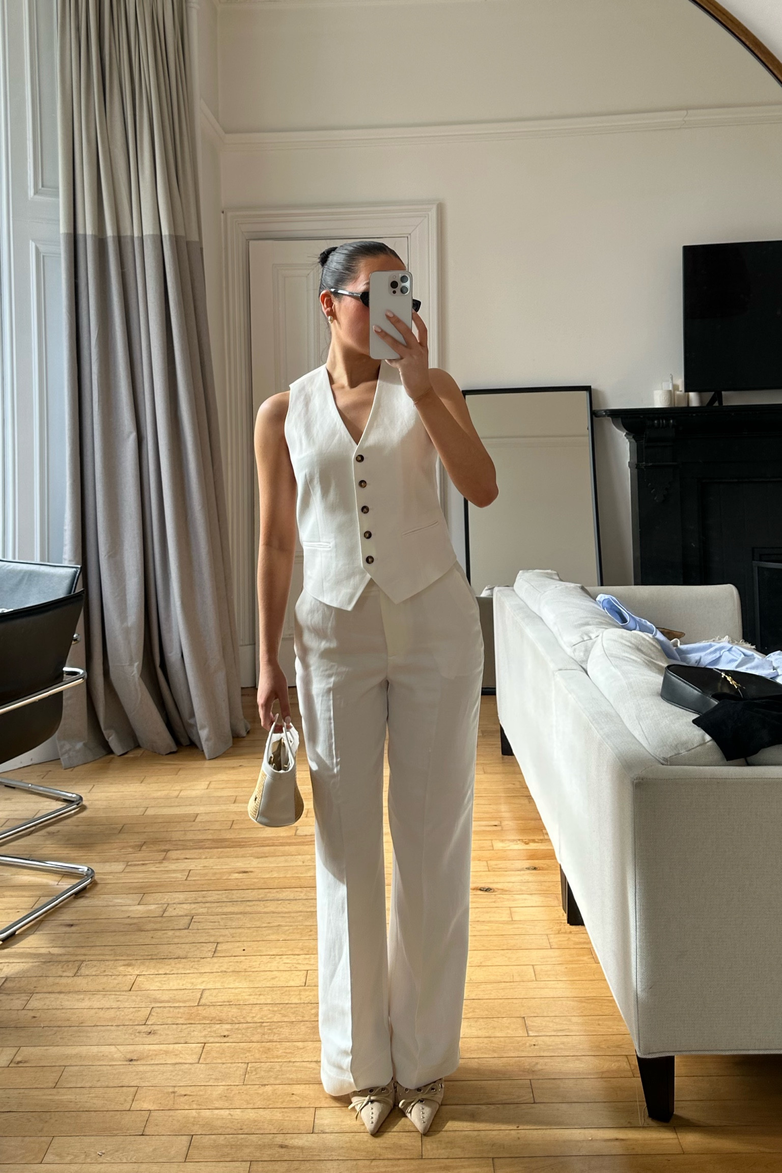Linen white waistcoat trousers suit co ord summer linen

#LTKworkwear #LTKeurope #LTKSeasonal