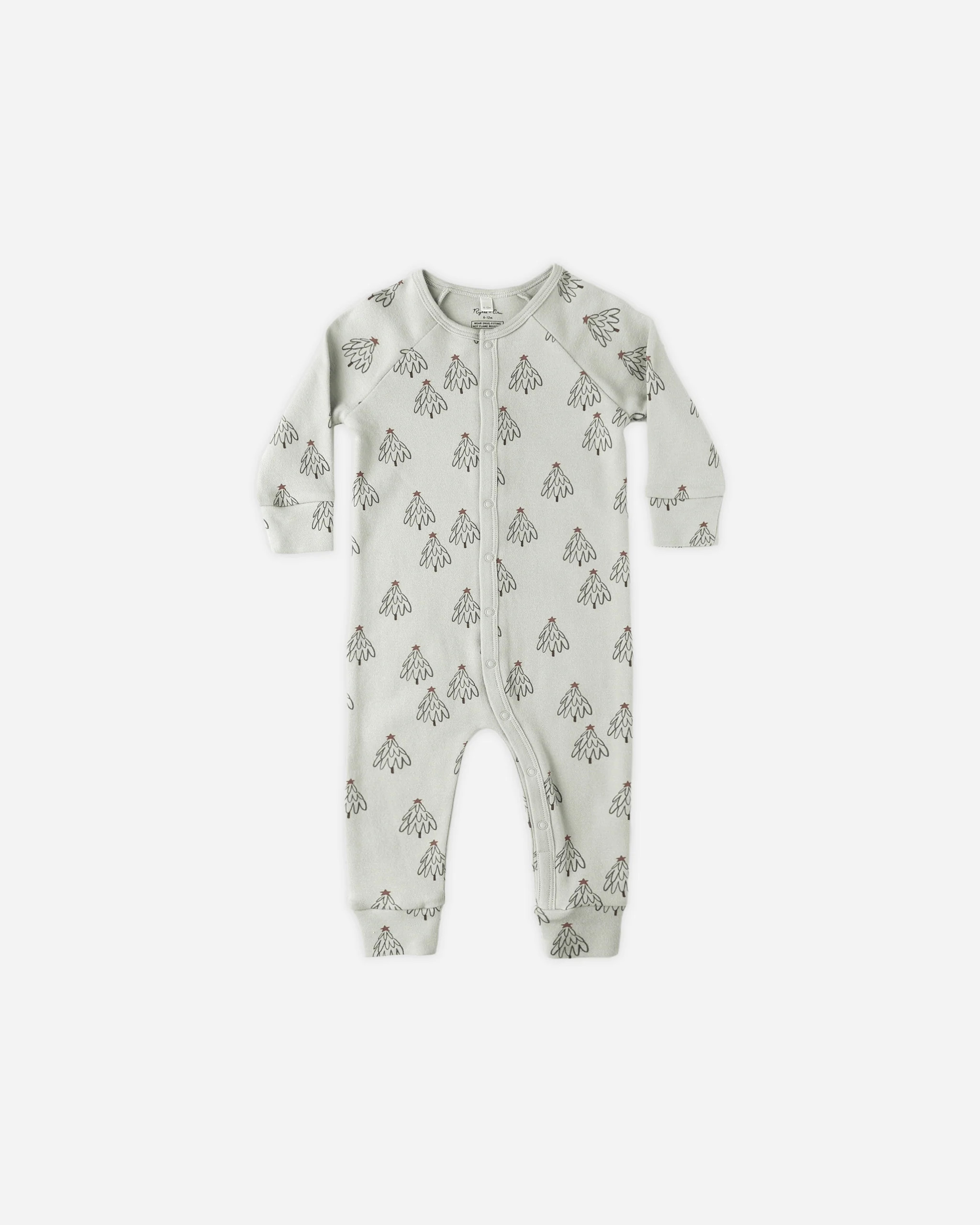 Organic Long John Pajamas || Trees | Rylee + Cru