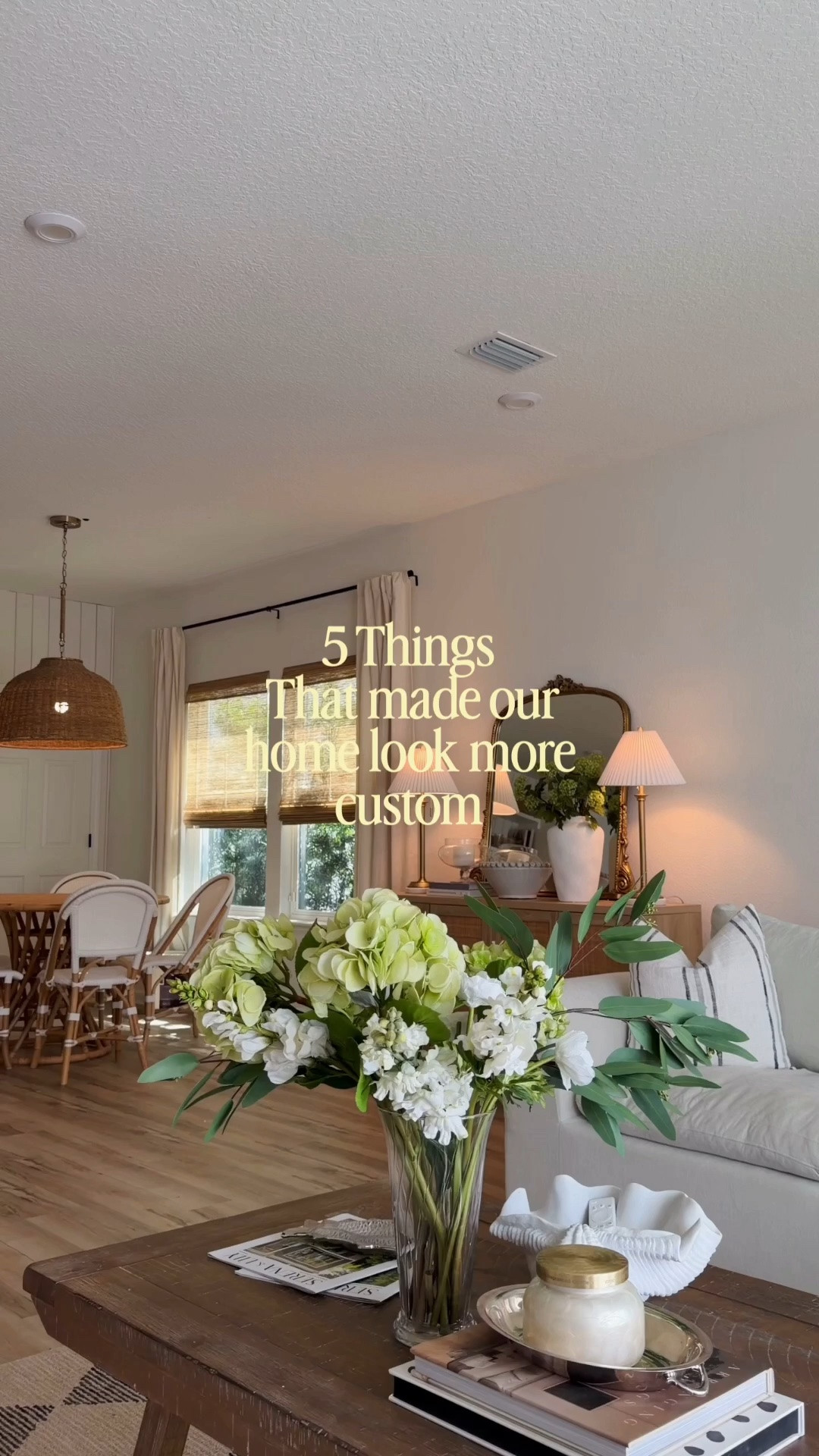 Home/Lighting ✨💡

Elevated Coastal Woven Wood Shades
• Color: Serenity Sand
• Mount Type: Inside
• Lift Style: Cordless (so easy + clean look)
• Valance: 6” Valance
• Liner: No Liner (lets in the prettiest natural light)
• Built-In No Drill
And the best part… no drill needed they are SO easy to installyou literally just push them right into place. It doesn’t get simpler than that.

You can use my code HOMEOFUANDME5 for an extra 5% off sitewide on top of any sales 



#LTKdayinmylife #LTKSeasonal #LTKHome

#LTKHome #LTKSeasonal