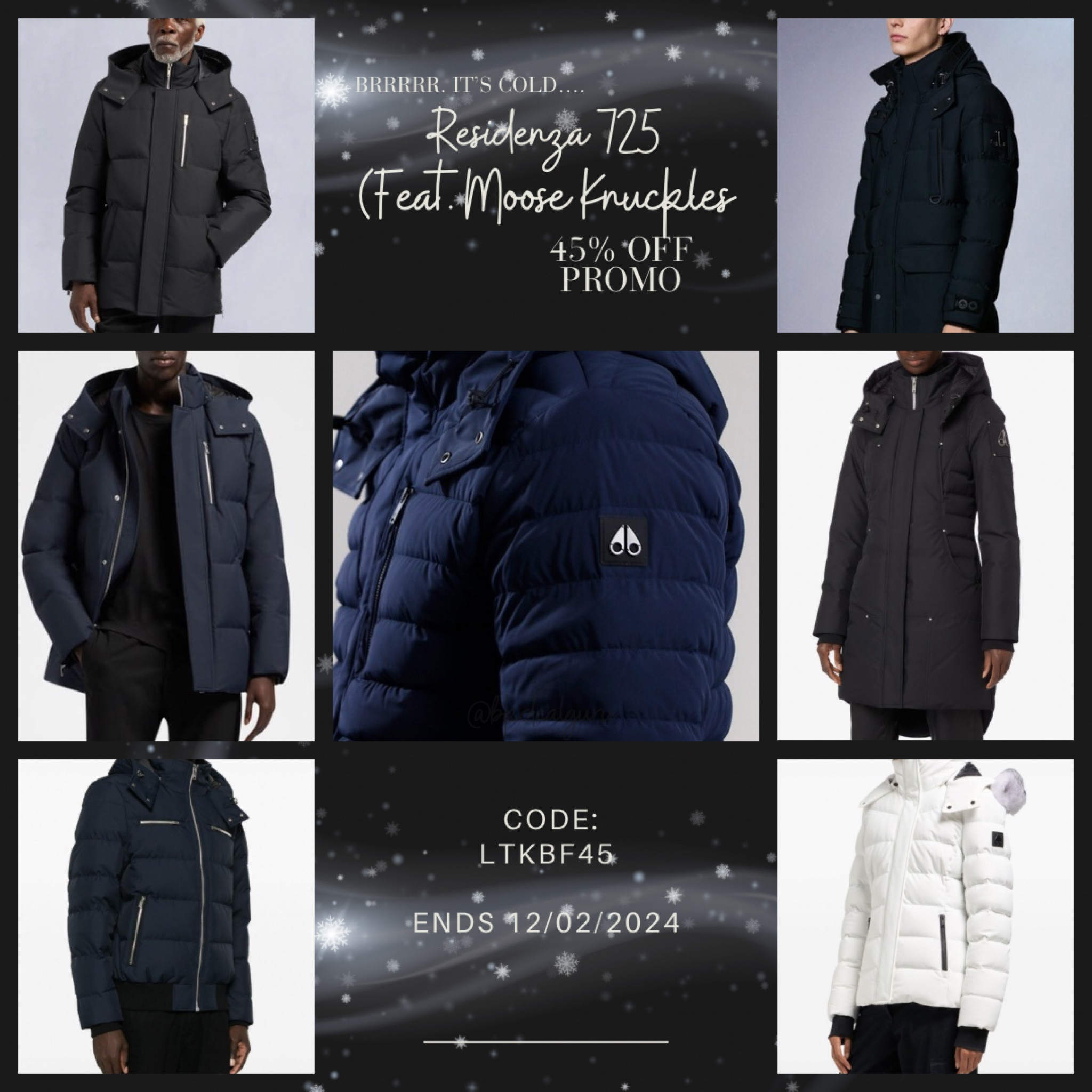 It’s getting cold outside! Bundle up with 45% off Moose Knuckles via Residenza 725! Code: LTKBF45. Ends 12/02/24

#LTKSaleAlert #LTKCyberWeek #LTKSeasonal