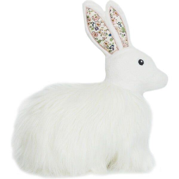 Fluffy Bunny Pillow, White - MON AMI Plush | Maisonette | Maisonette