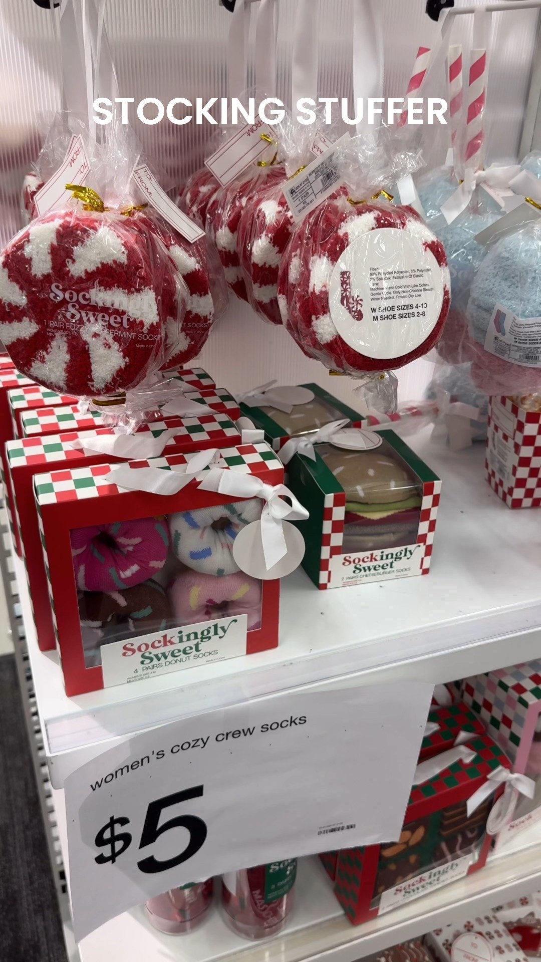 THE CUTEST stocking stuffer idea. these socks are shaped into treats that are printed on them. women’s kids and men’s 

#LTKSeasonal #LTKGiftGuide #LTKHoliday