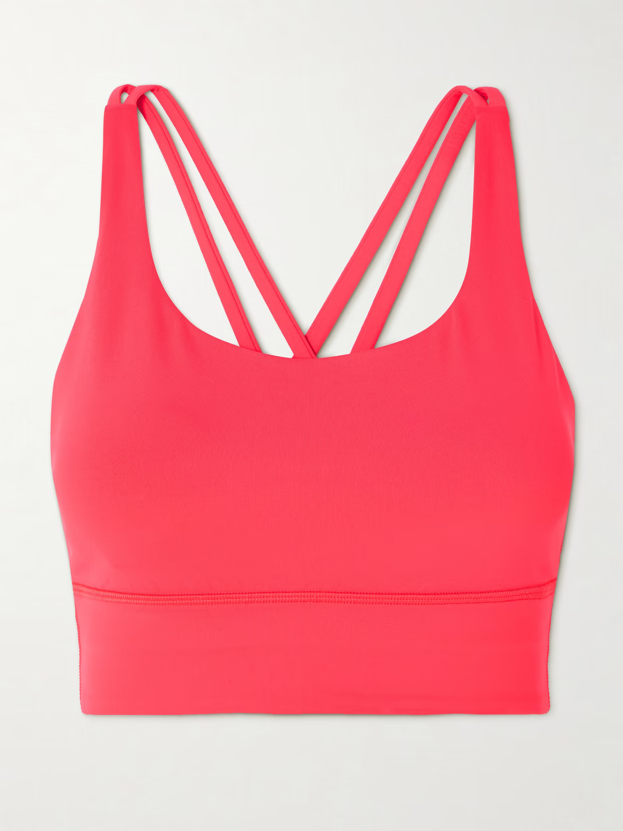 lululemon - Energy Longline Luxtreme Sports Bra - Red | NET-A-PORTER (US)