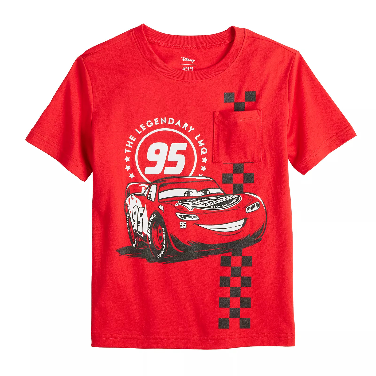 Disney/Pixar's Cars Boys 4-12 Lightning McQueen Pocket Graphic Tee by Jumping Beans® | Kohl's