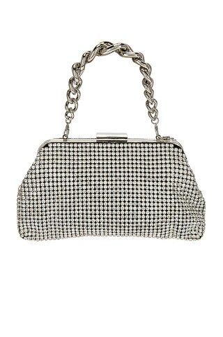 olga berg Jerry Crystal Vintage Clutch in Silver from Revolve.com | Revolve Clothing (Global)