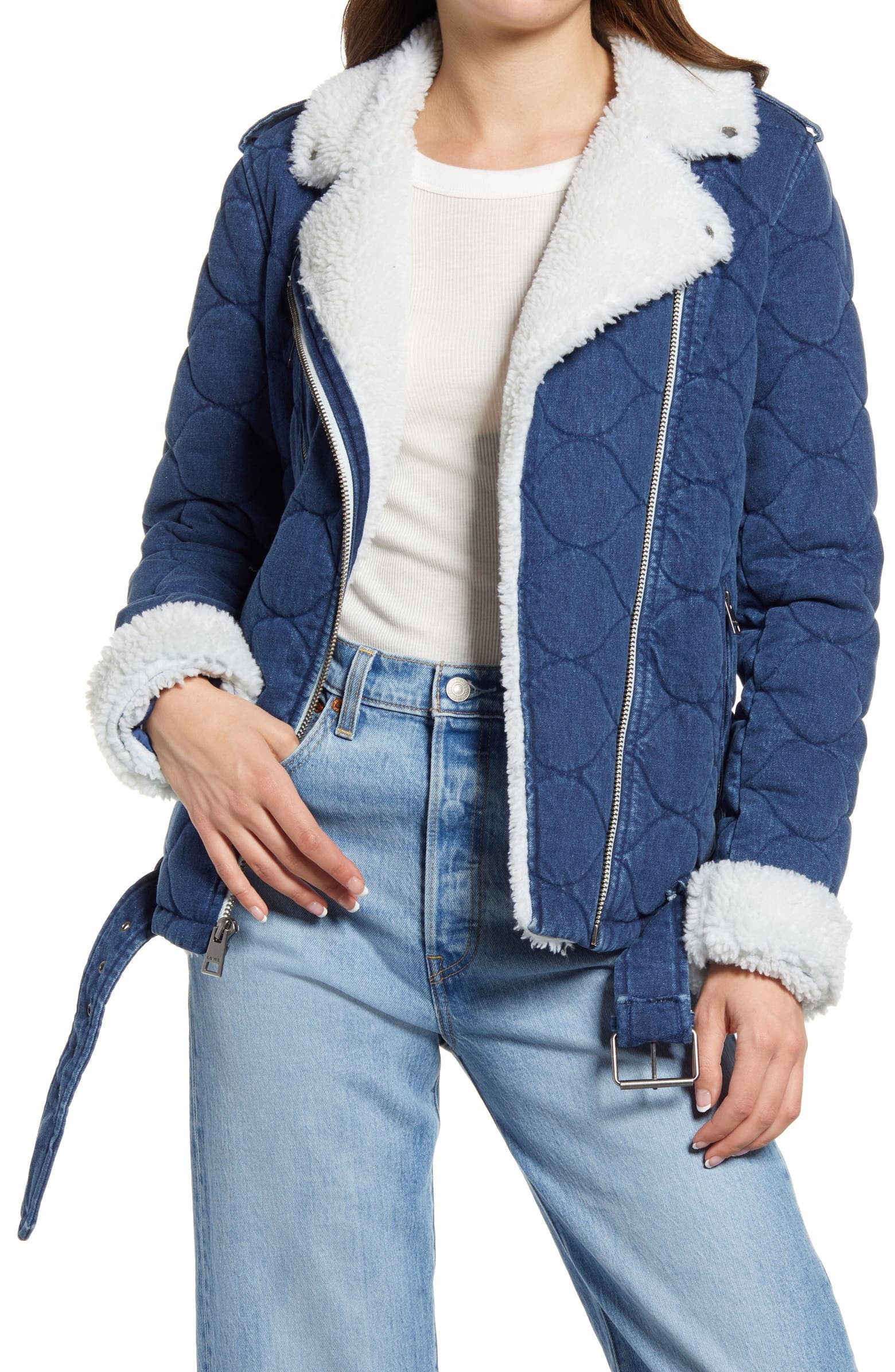 Denim Moto Jacket | Nordstrom