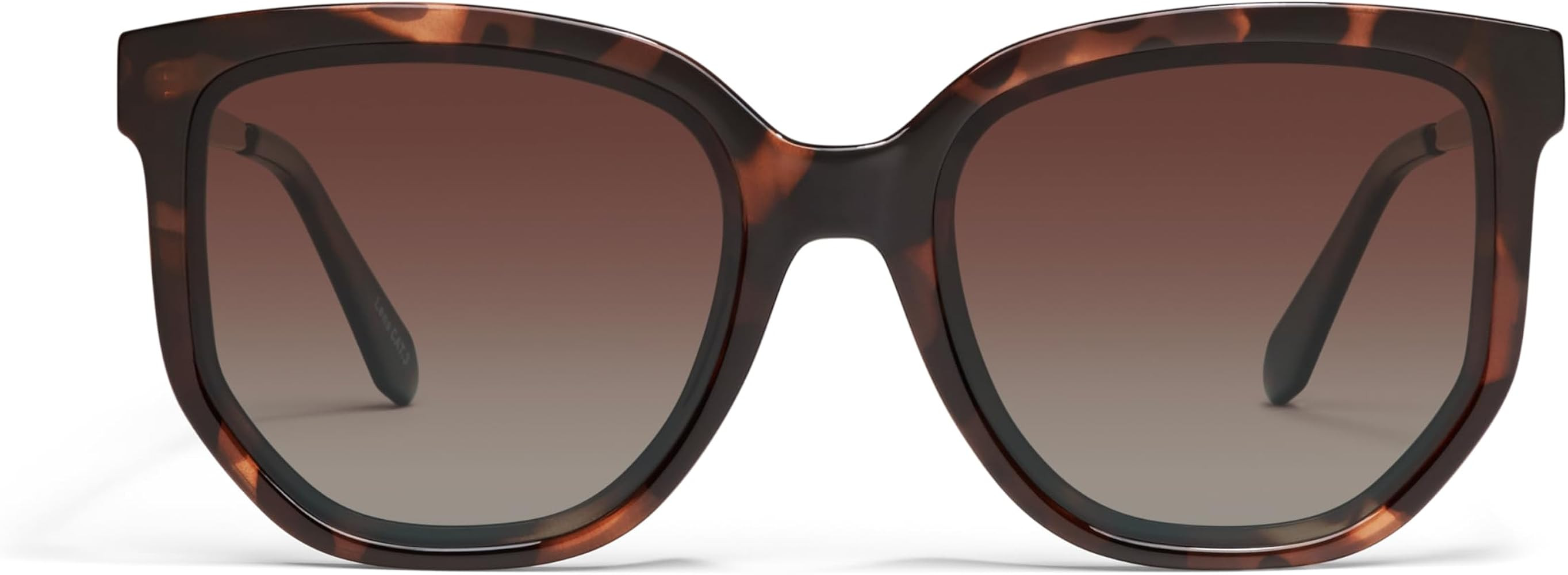 Quay - Womens Sunglasses, Polarized Round Lenses with UV Protection (Coffee Run, Tortoise Gold) | Amazon (US)