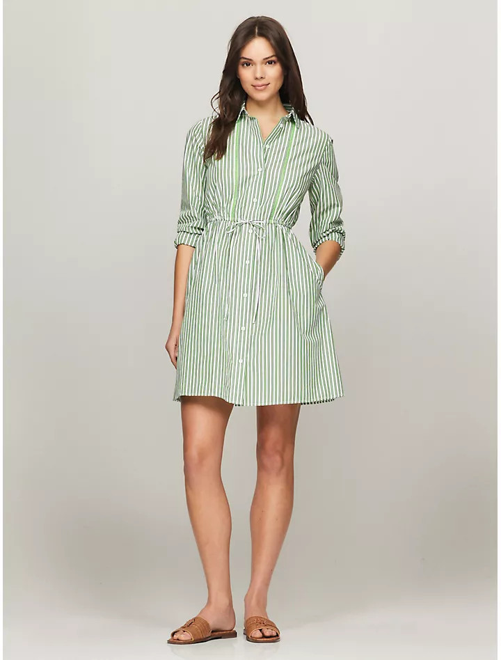 Long-Sleeve Stripe Shirtdress | Tommy Hilfiger | Tommy Hilfiger (US)