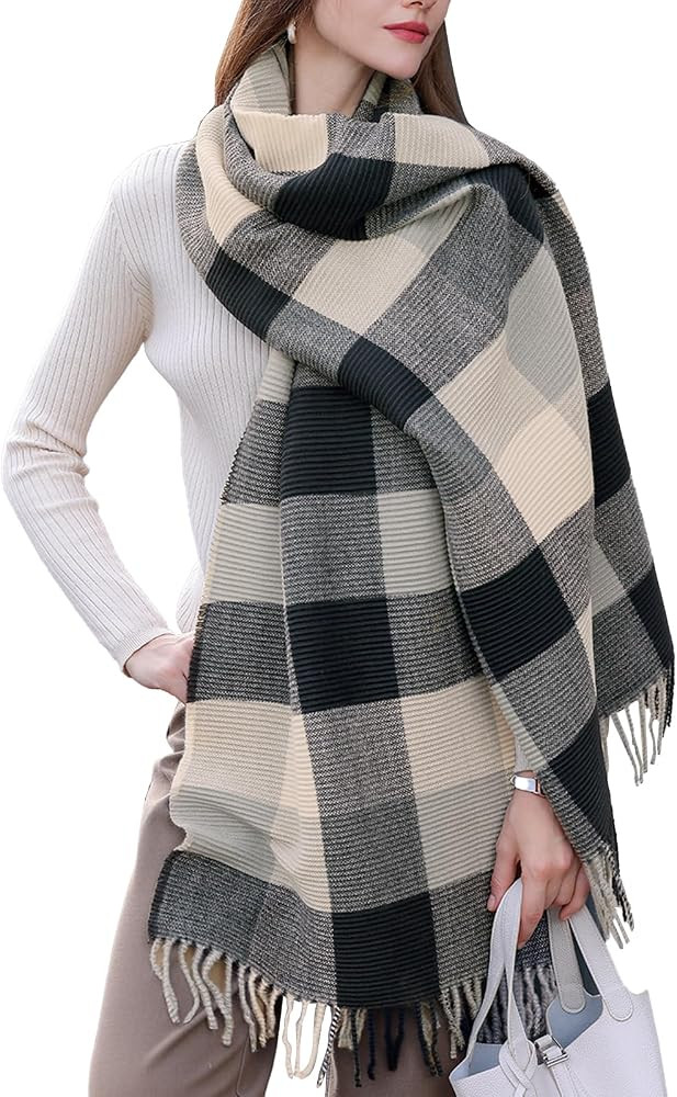 Rayson Sciarpa da Donna Tessuto Confortevole Morbido Moda Stola Autunno Inverno Scialle Elegante ... | Amazon (IT)
