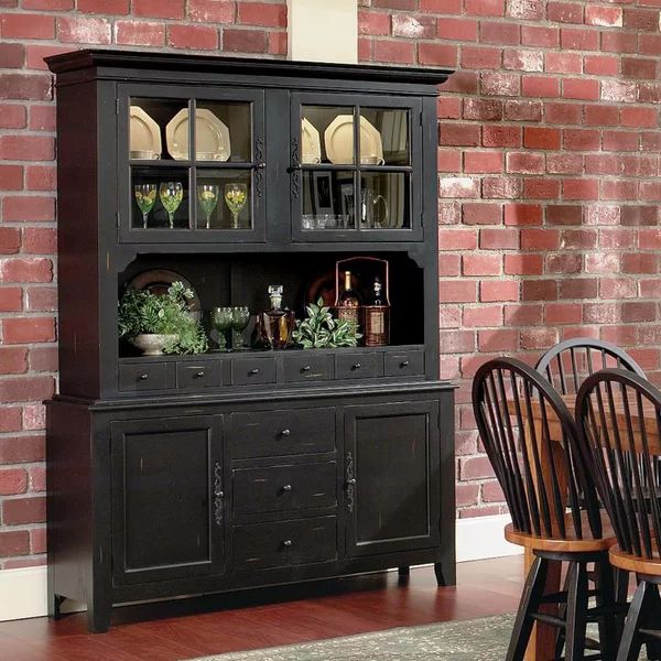 ClipperCove Lighted China Cabinet | Wayfair North America