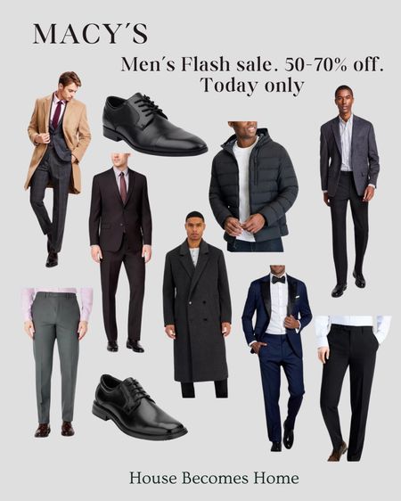 Macys men’s flash sale! 50-70% off! Today only 

#LTKstyletip #LTKsalealert #LTKmens