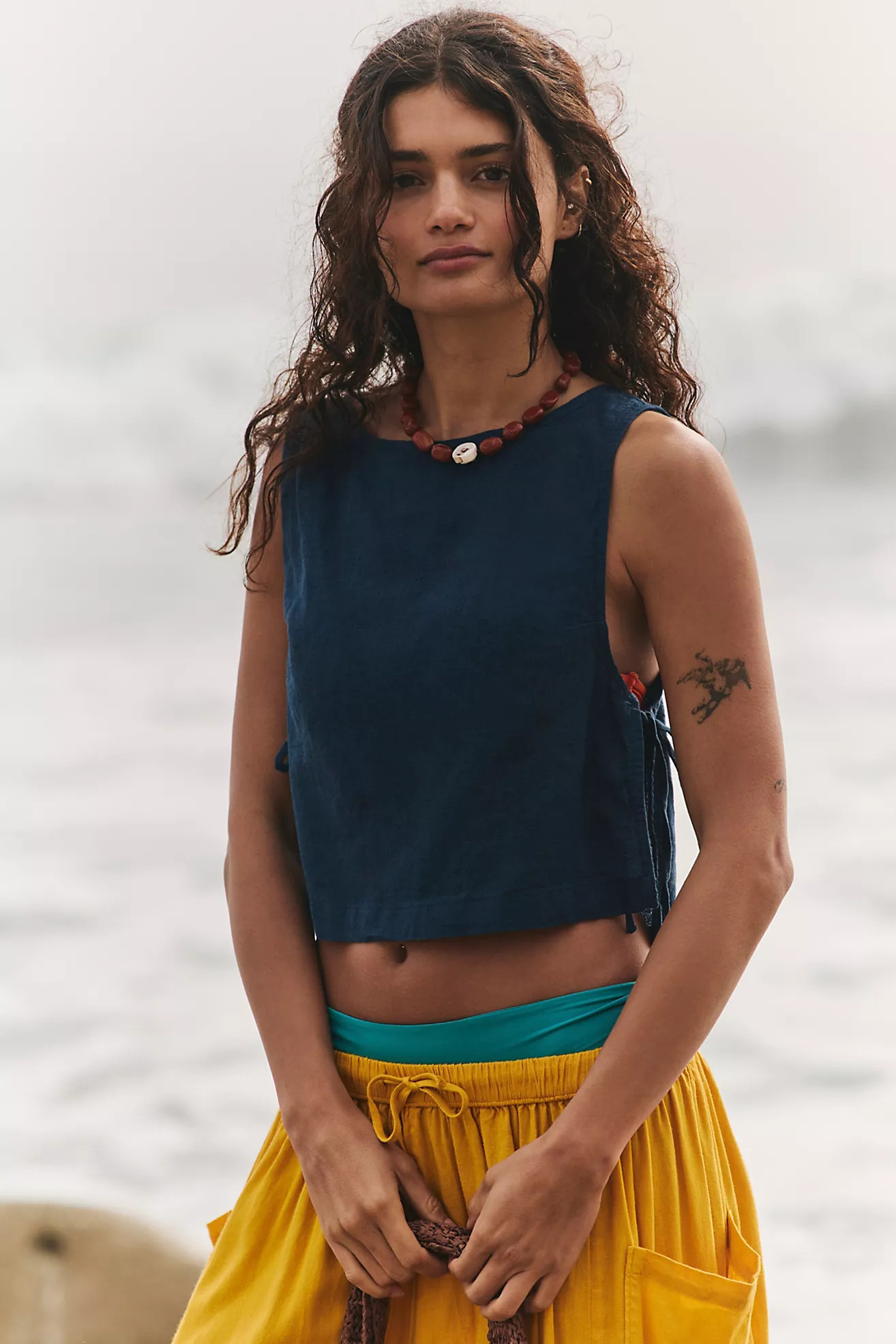 Nora Cotton-Linen Top | Free People (Global - UK&FR Excluded)