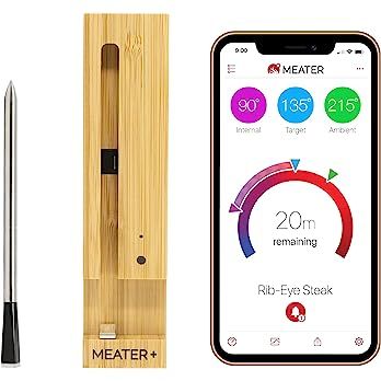MEATER Plus: Wireless Smart Meat Thermometer | for BBQ, Oven, Grill, Kitchen, Smoker, Rotisserie ... | Amazon (US)