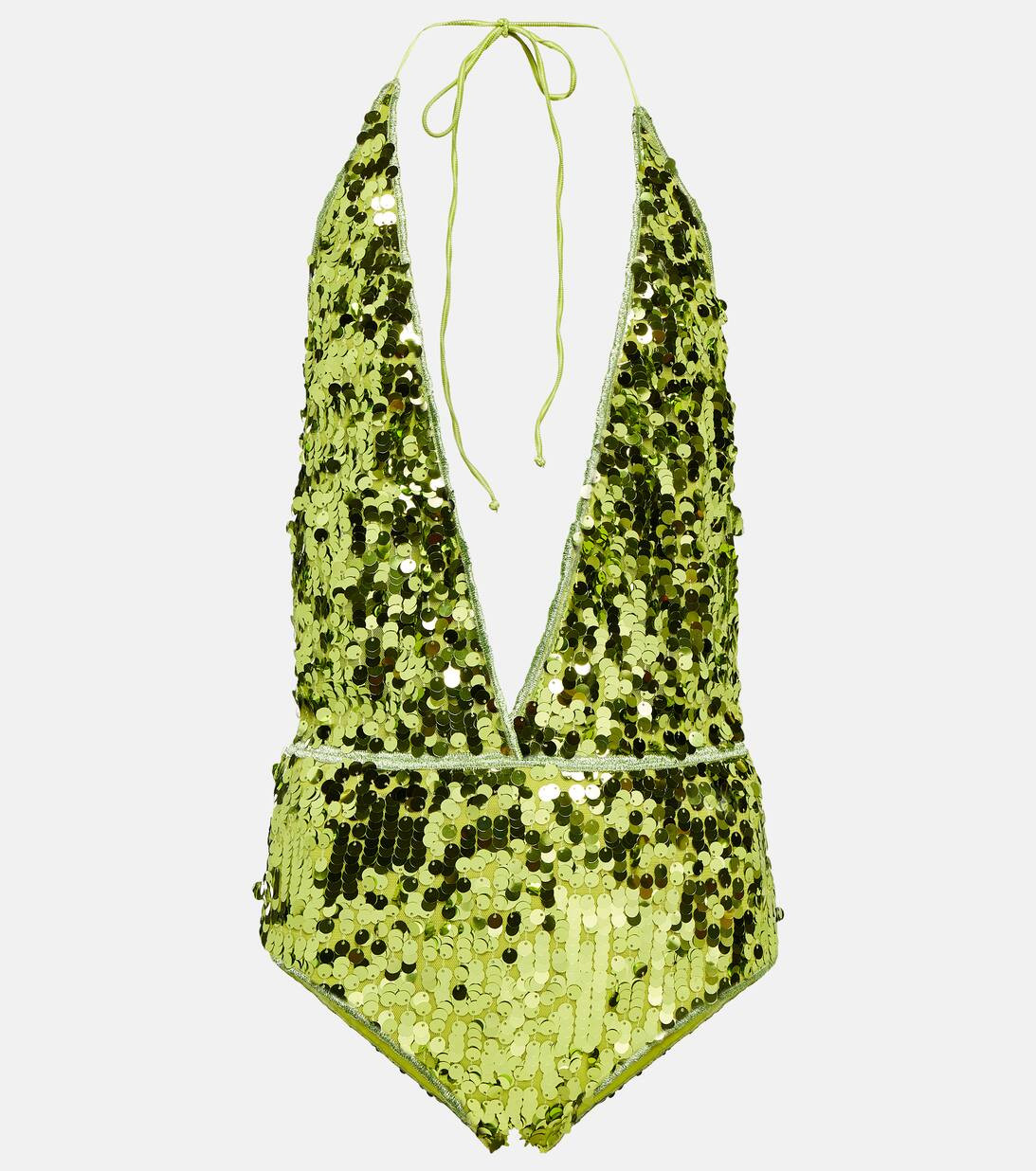 Sequined halterneck swimsuit | Mytheresa (US/CA)