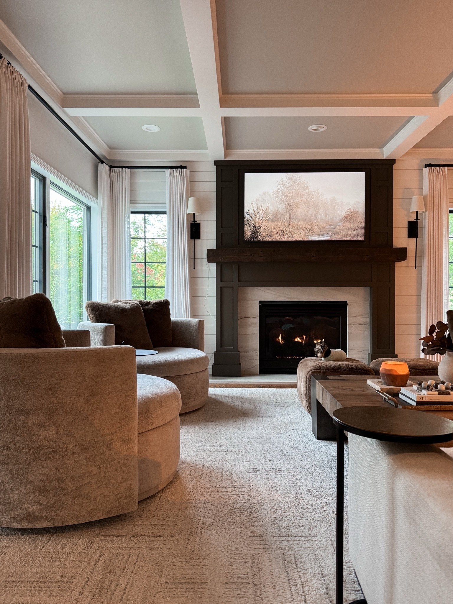 Just a little living room view of a crisp morning. So glad it’s fireplace season!

#LTKSaleAlert #LTKHome #LTKSeasonal