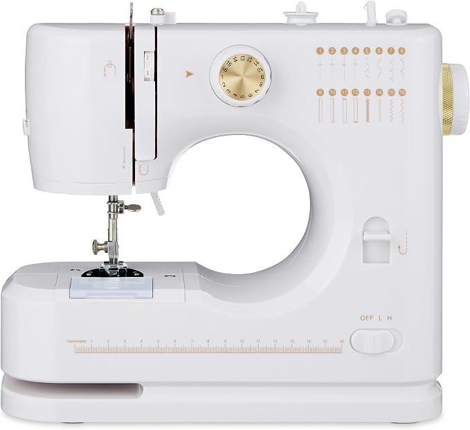 Best Choice Products Sewing Machine for Beginners, 55-Piece Kit, w/ 16 Built-in Stitch Patterns, ... | Amazon (US)