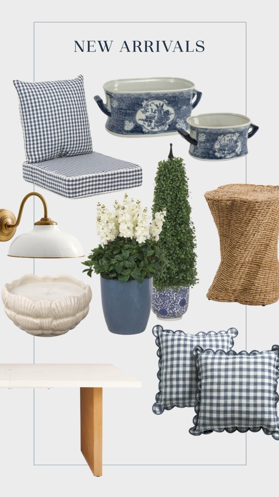 New outdoor arrivals

outdoor+decor+furniture+planters+garden+gingham+decor+spring+decor+blue+white 


#LTKSeasonal