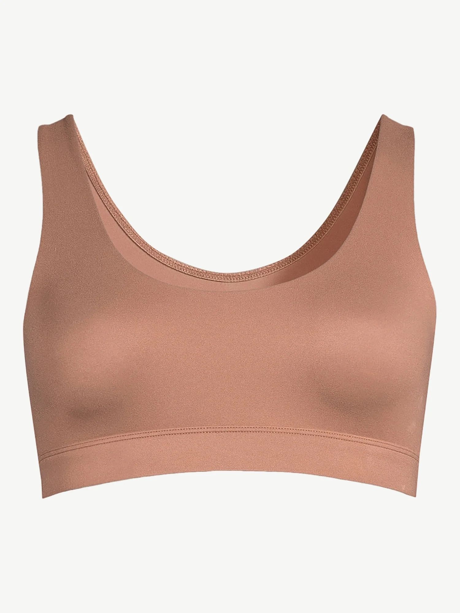 Joyspun Women's Unlined Soft Brushed Scoop Bralette, Sizes to 3XL - Walmart.com | Walmart (US)