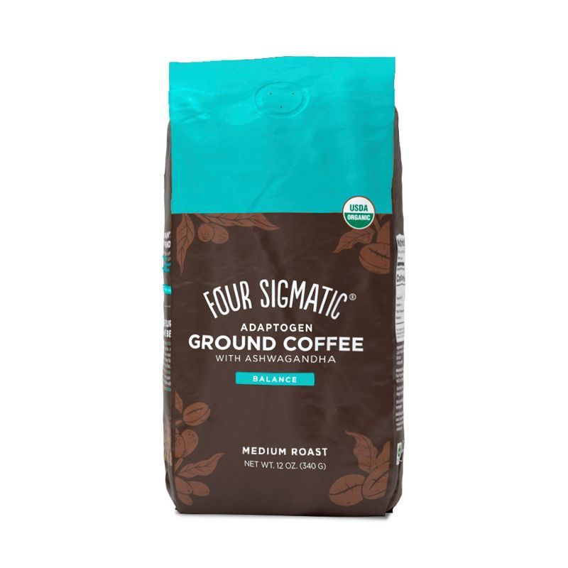 Four Sigmatic Ashwagandha & Eleuthero Adaptogens Balance Medium Roast Ground Coffee - 12oz | Target
