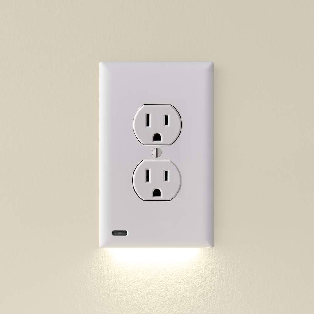 3 Pack - SnapPower GuideLight 2 for Outlets - Night Light - Electrical Outlet Wall Plate With LED... | Amazon (US)