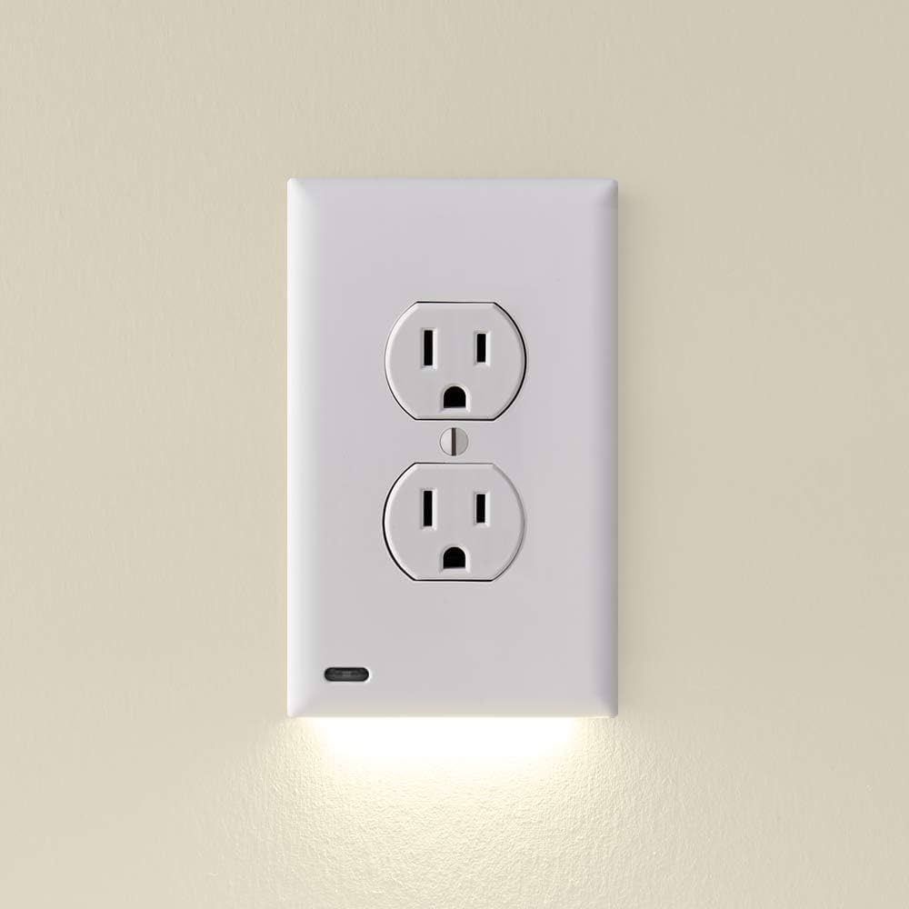 3 Pack - SnapPower GuideLight 2 for Outlets - Night Light - Electrical Outlet Wall Plate With LED... | Amazon (US)