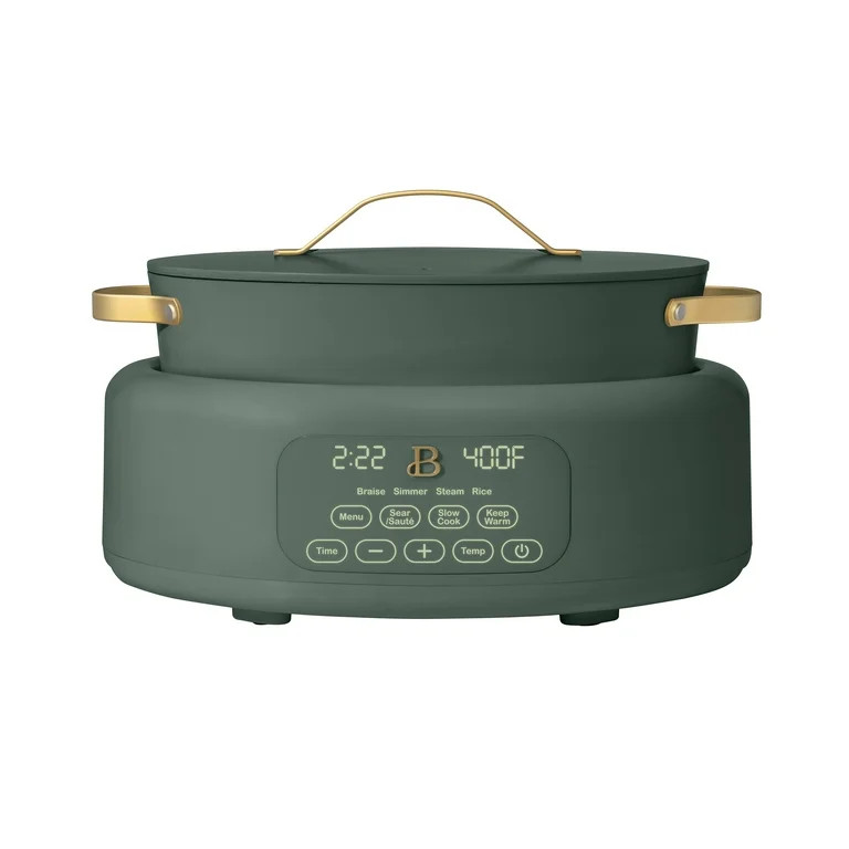 Beautiful 10 in 1, 6 Qt Electric Multi-Cooker, Thyme Green by Drew Barrymore | Walmart (US)