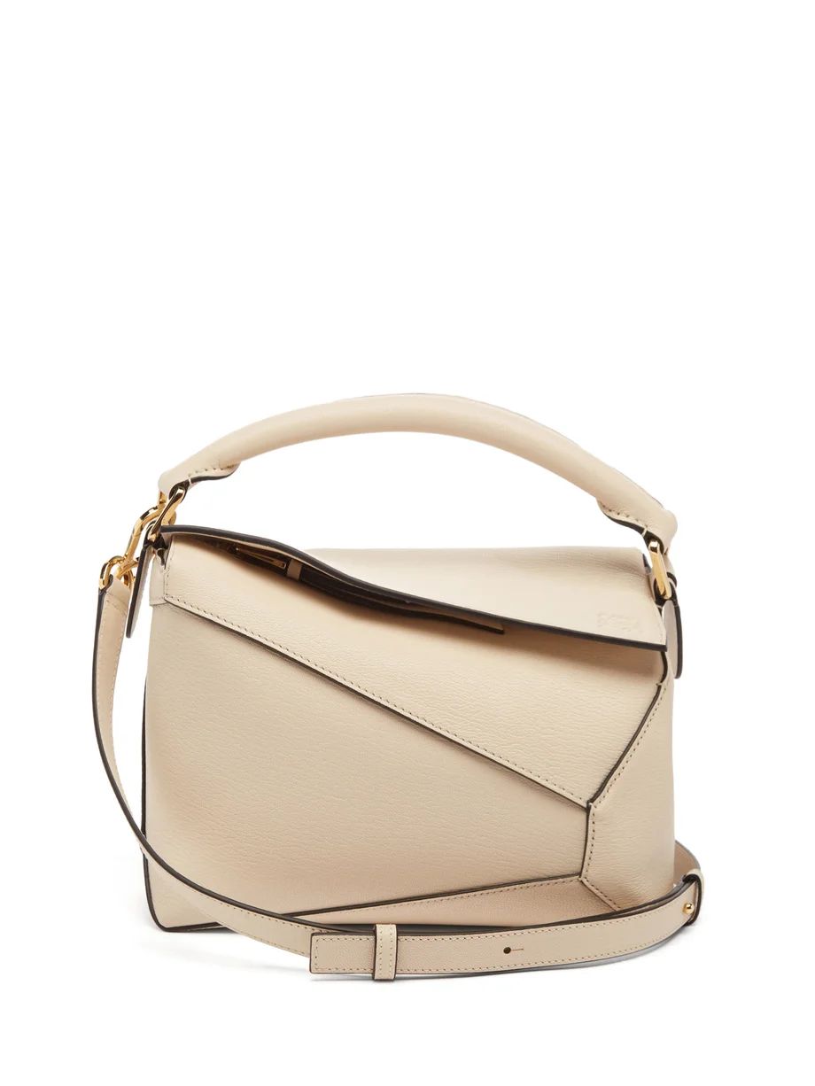 Puzzle small grained-leather cross-body bag | Matches (UK)