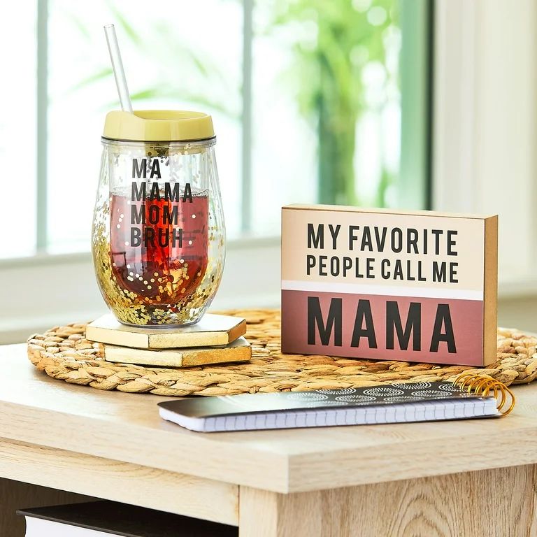 Mother's Day Favorite People Call Me Mama Gift Set, Brown & Black, 3 Piece Set, by Way To Celebra... | Walmart (US)