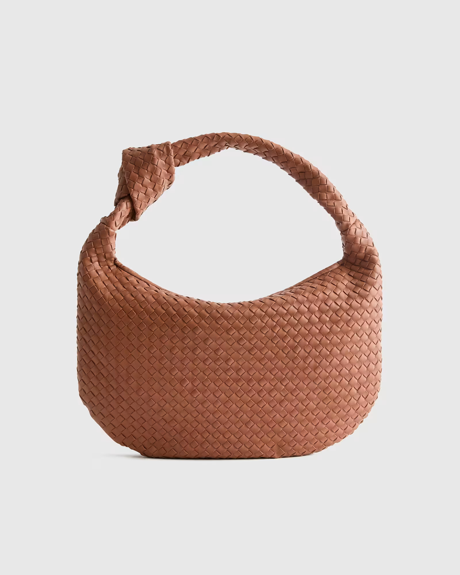 Italian Leather Handwoven Slouchy Shoulder Bag | Quince