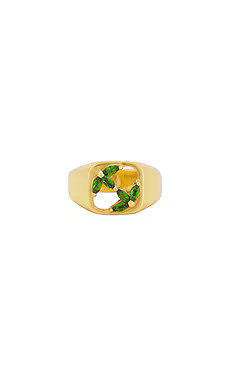 MAPLE 3am Signet Ring in 14k Gold Plated from Revolve.com | Revolve Clothing (Global)
