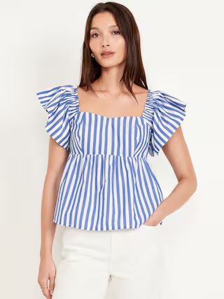 Flutter-Sleeve Top | Old Navy (US)