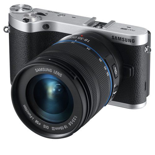 Samsung NX300 20.3MP CMOS Smart WiFi Compact Interchangeable Lens Digital Camera with 18-55mm Lens a | Amazon (US)