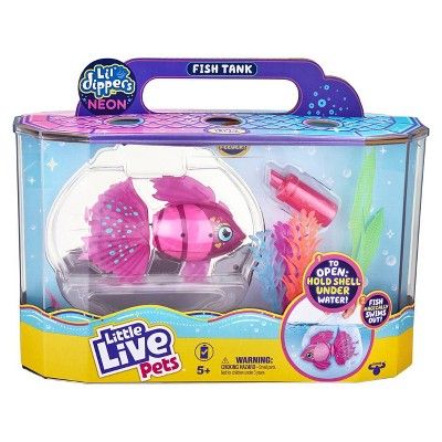 Little Live Pets Lil' Dippers Neon Fish Tank Playset | Target