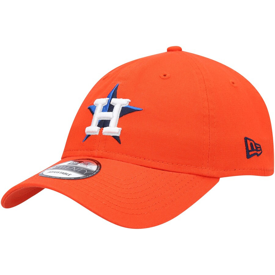 Houston Astros New Era Secondary 9TWENTY Adjustable Hat - Orange | Lids
