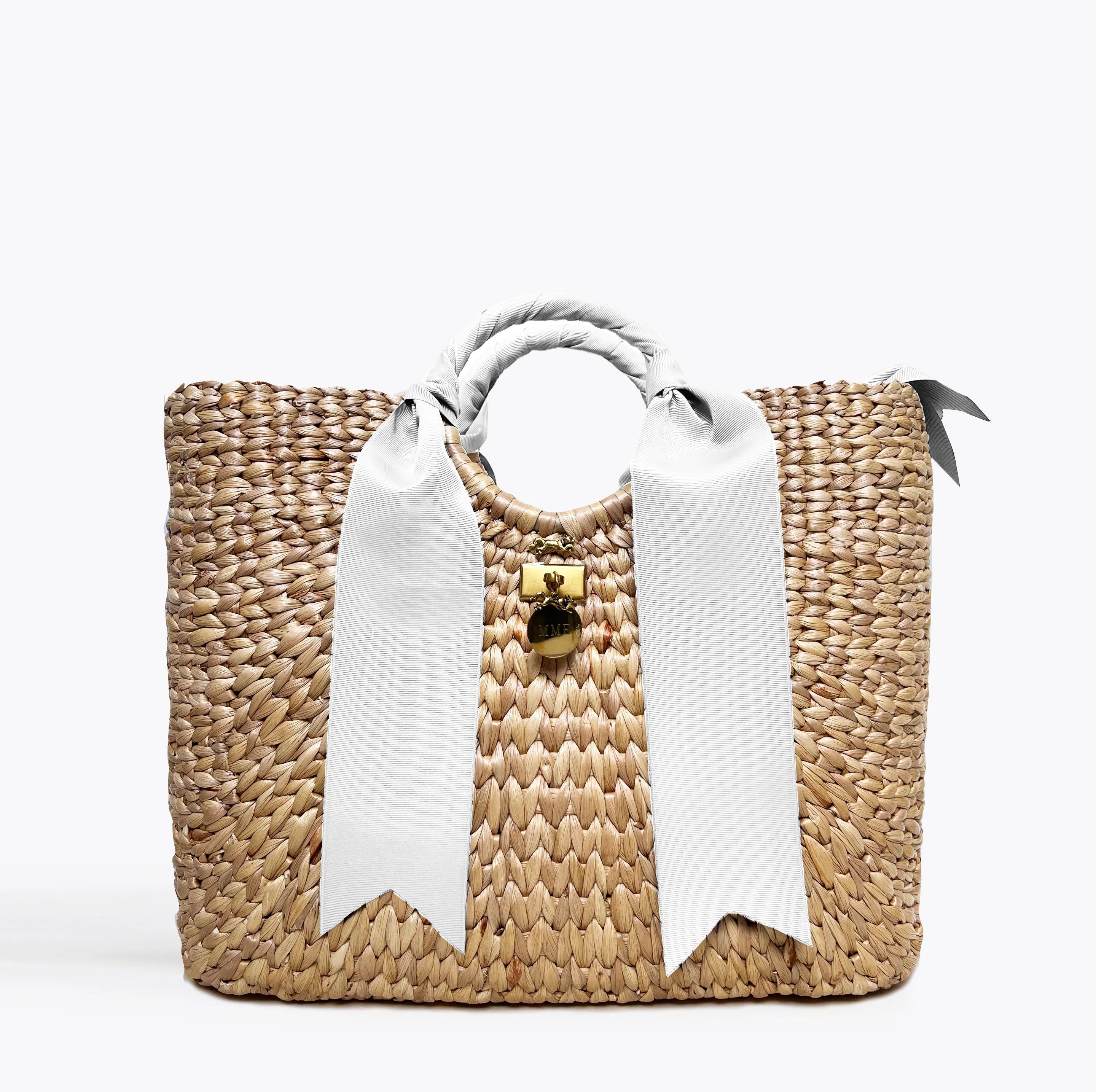 MME. BENTLEY TOTE -  WHITE | MME.MINK