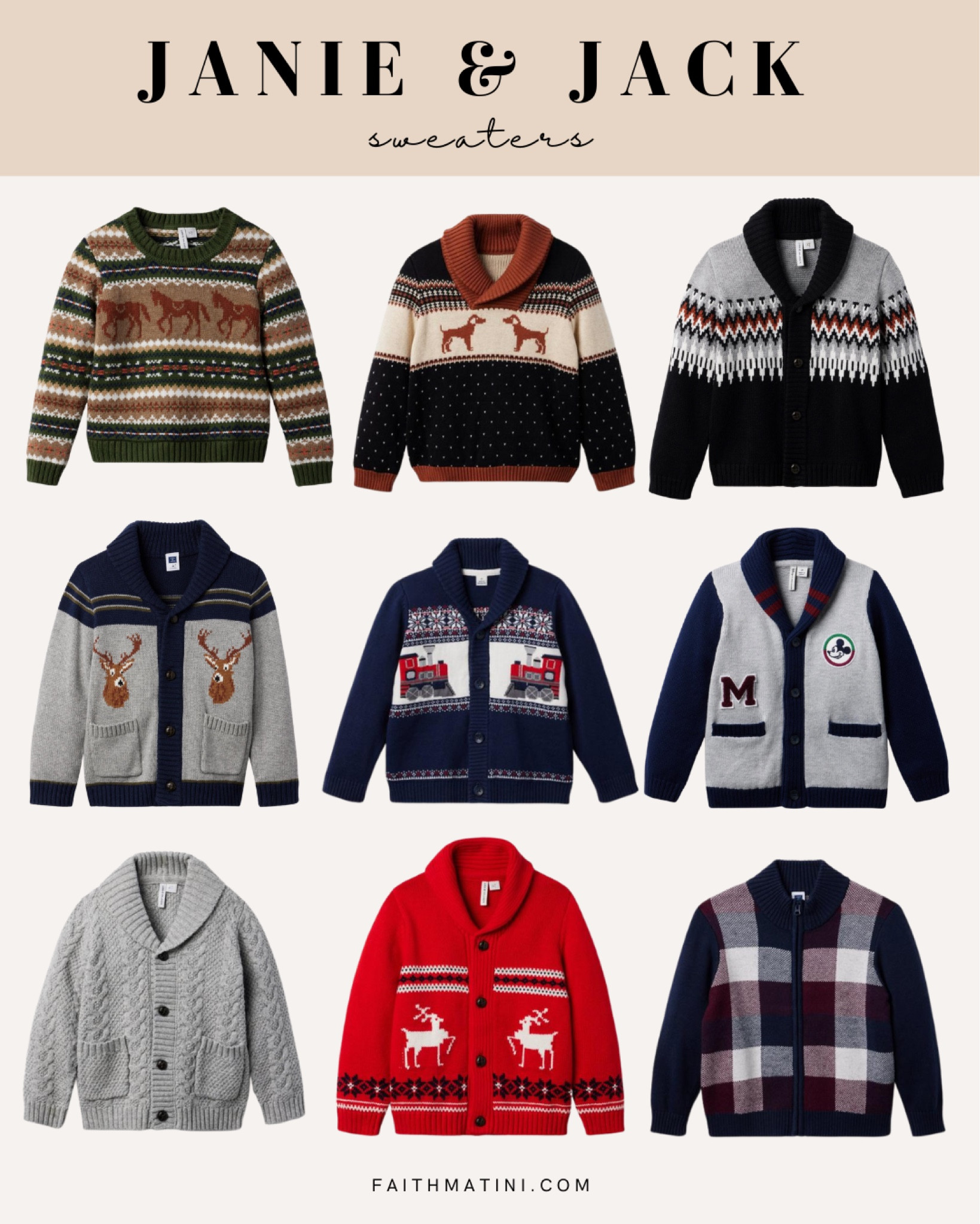 Janie and Jack toddler sweaters 


Toddler boy fashion, toddler outfits, toddler sweaters, Christmas sweater, toddler boy outfits

#LTKsalealert #LTKSeasonal #LTKkids