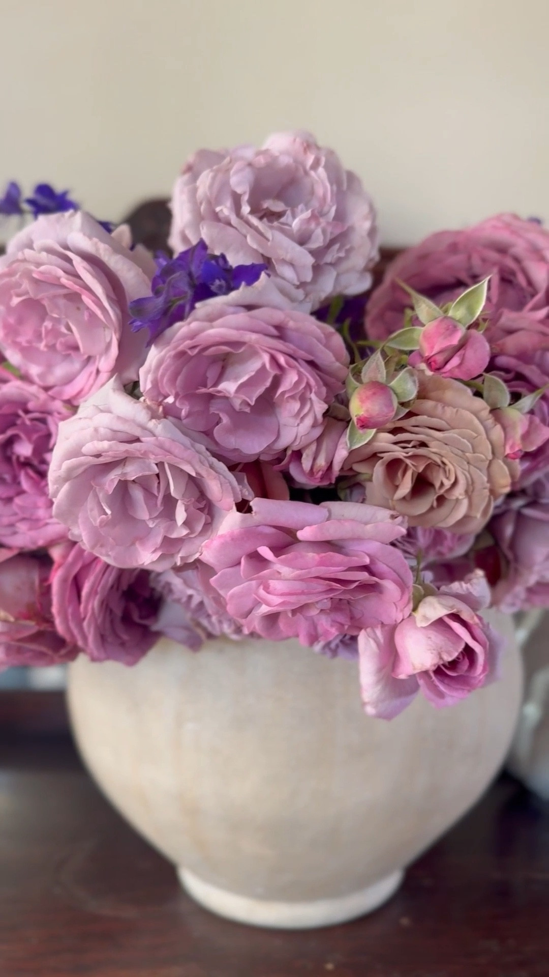 Beautiful floral arrangement with lavender, purple and mauve roses from my (family’s flower farm near Sacramento, California) a ceramic vase 💜

#LTKHome #LTKdayinmylife