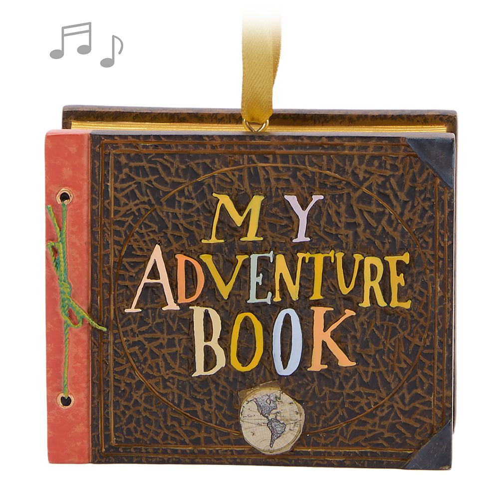 My Adventure Book Musical Living Magic Sketchbook Ornament – Up | Disney Store