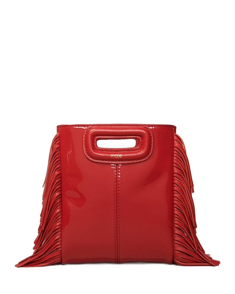 Maje M Mini Patent Leather Bag | Bloomingdale's (US)