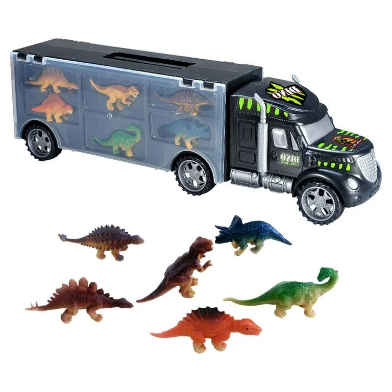 TOYVELT / Dinosaur Toys for Kids 3-5 - Dinosaur Truck Carrier Toy with 15 Dinosaur | Walmart (US)