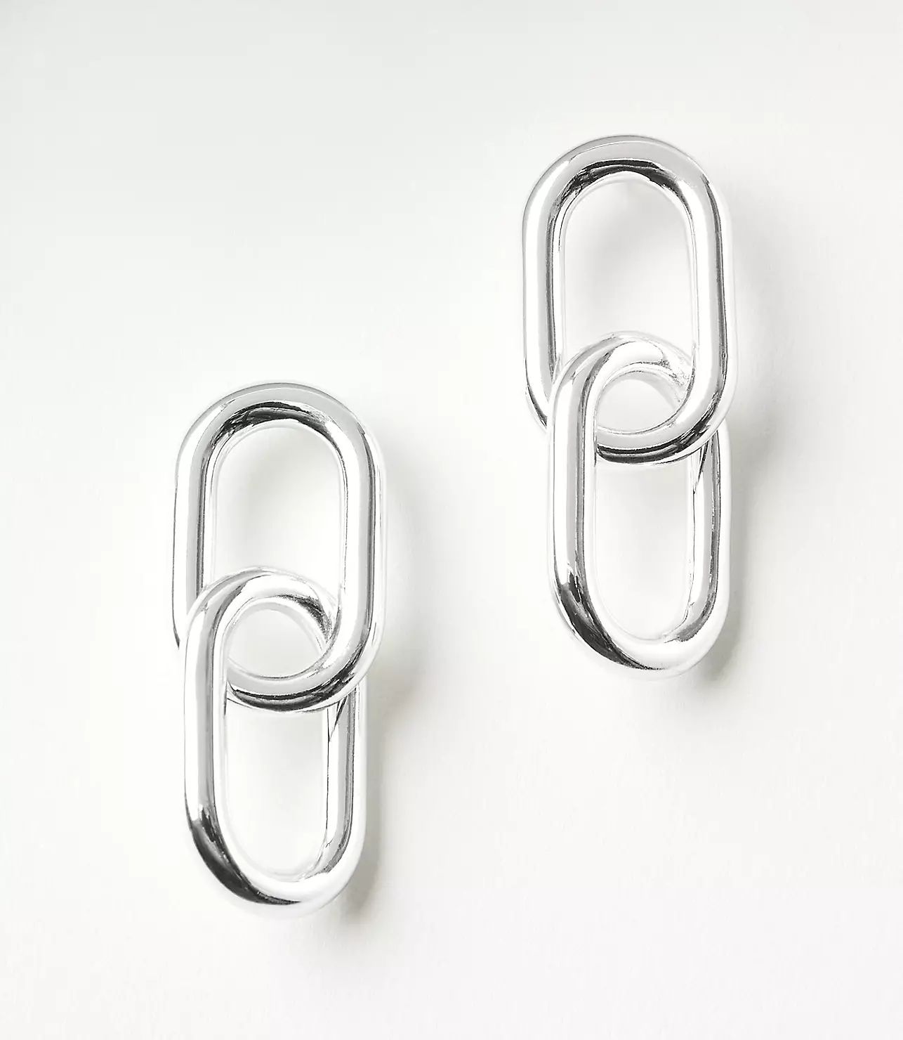 Chain Link Drop Earrings | LOFT