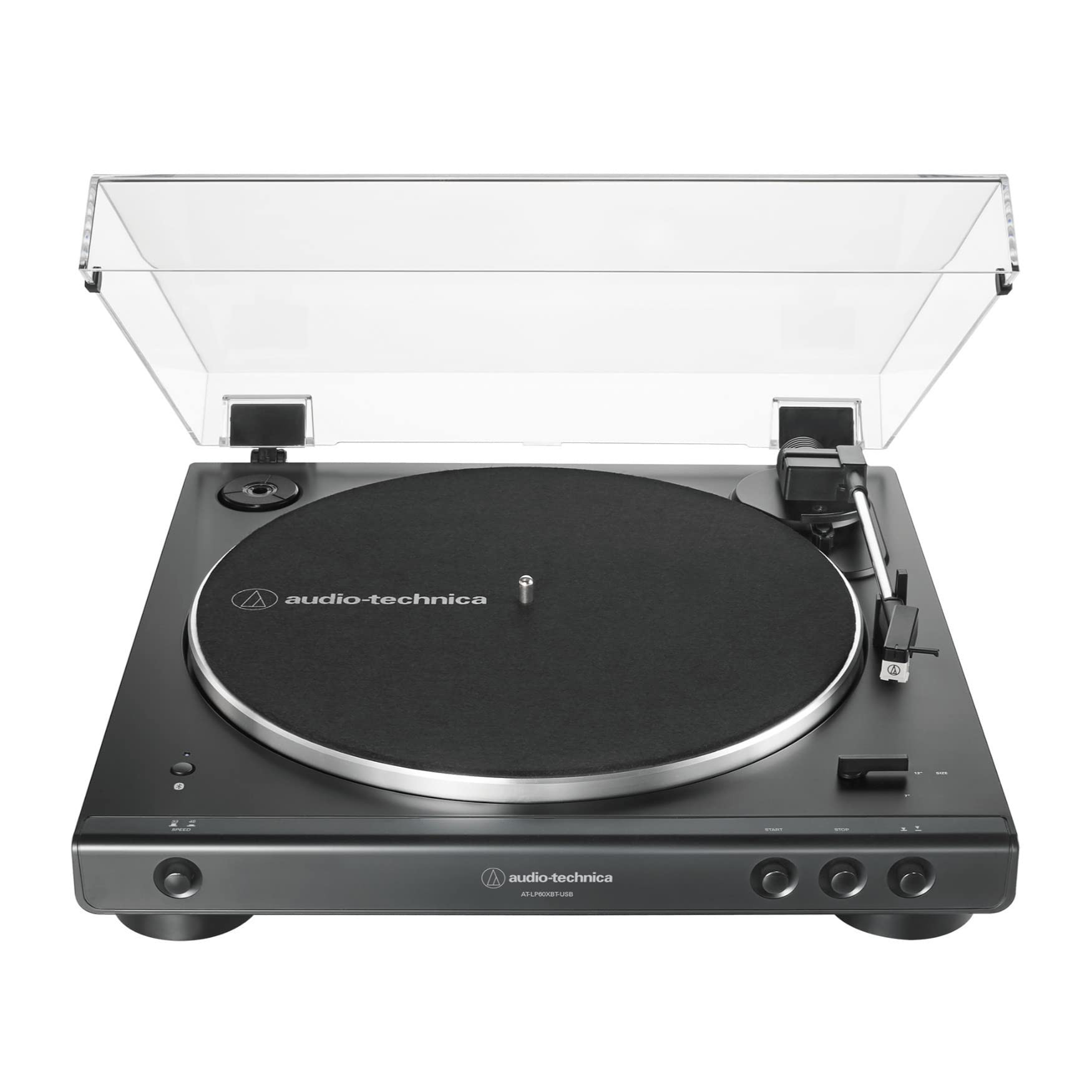 Audio-Technica AT-LP60XBT-USB-BK Fully Automatic Belt-Drive Stereo Turntable with Bluetooth and U... | Amazon (US)