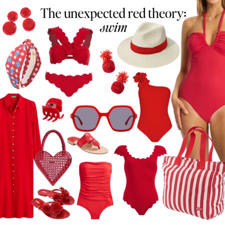 Bold pops of color for your next beach vacation. 

Red swimwear that is sexy and flattering. 

Add just a pop of color or go full stop. 

#swimsuits #poolsidestyle #pool #onepiece #beachstyle #bikini #red #coastal #vacationoutfits #swim travel outfit

#LTKSeasonal #LTKswim #LTKtravel