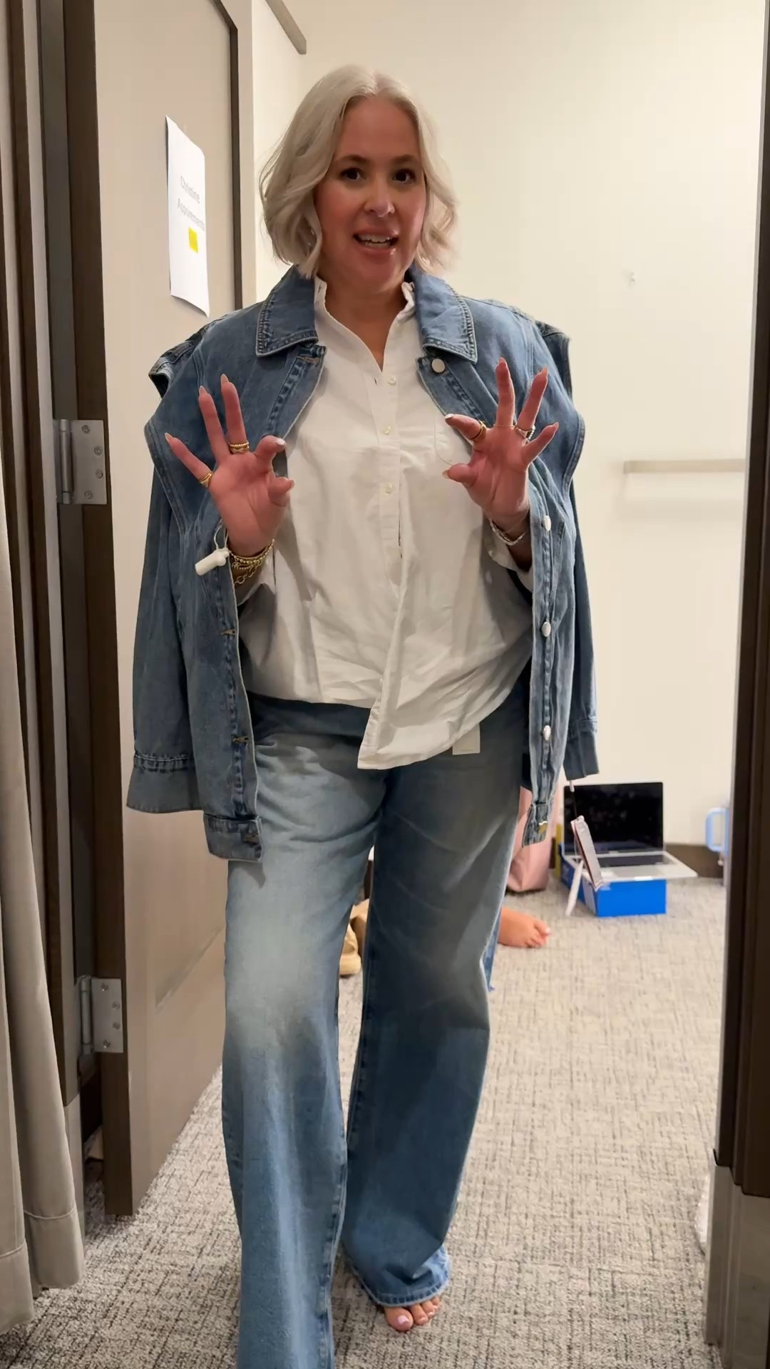 This jacket is coming home with me! Wearing a size 10! 

#LTKOver40 #LTKStyleTip #LTKSaleAlert