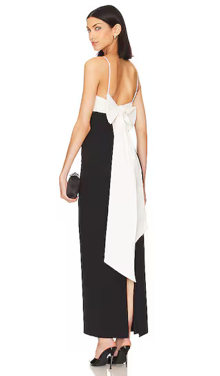 Avori Gown in Black & White | Revolve Clothing (Global)