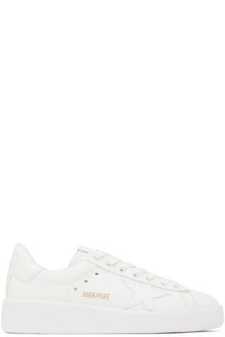 Golden Goose - White Purestar Sneakers | SSENSE