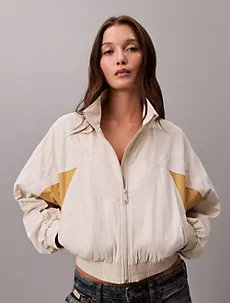 Colorblock Dolman Sleeve Cropped Jacket | Calvin Klein | Calvin Klein (US)