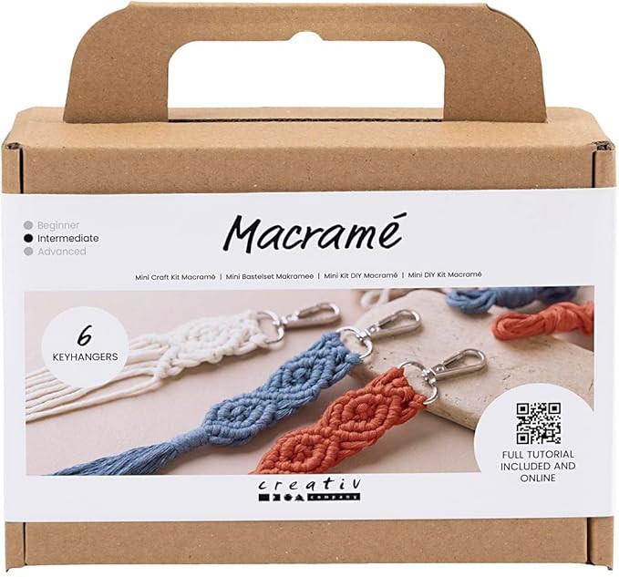 Mini Kit DIY Macramé - Porte-clés - 6 pcs | Amazon (FR)