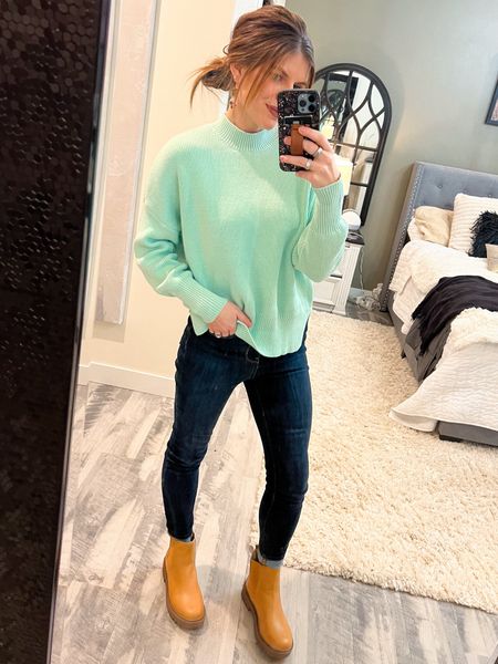 Casual date night outfit #midwest #boots #sweater 

#LTKshoecrush #LTKfindsunder50 #LTKstyletip